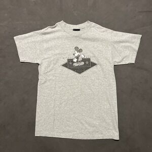Vintage Mickey Unlimited Disney Short Sleeve T-Shirt Men's Size M Gray